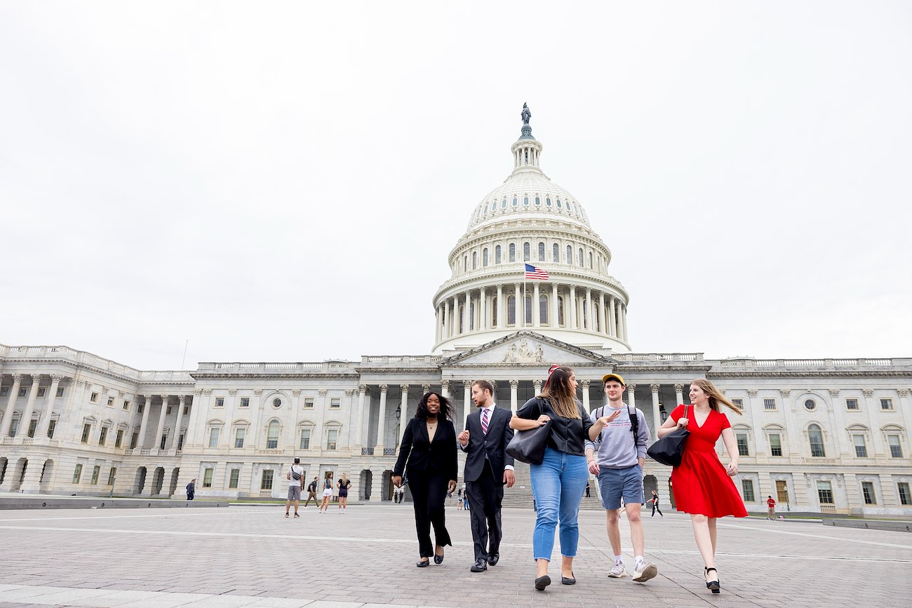 UGA students tour the Capitol Building in Washington D.C.